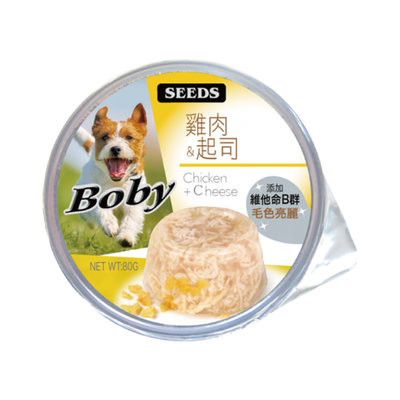 SNOW的家【訂購】聖萊西 Seeds惜時 Boby餐杯 雞肉+起司 80g (80040118