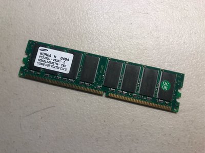 SAMSUNG 三星 512M 512MB DDR333 PC2700 CL2.5 雙面顆粒 相容性高 F26盒