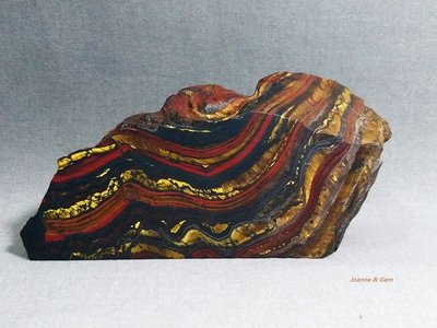 帶狀鐵岩 Banded Iron Formation#2~地球古老的沉積岩，來自26億年前的太古宙鐵岩
