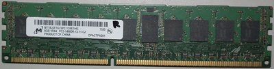 ECC REG美光DDR3-1866 8GB伺服器記憶體PC3-14900R 1Rx4 mt18jsf1g72pz 8G