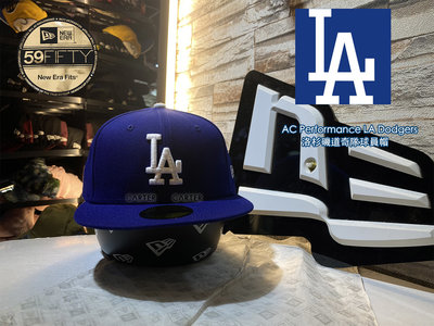 New Era MLB LA Dodgers AC Cap 59Fif 美國大聯盟洛杉磯道奇隊球員全封帽