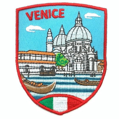 【A-ONE】義大利威尼斯景點 電繡背膠補丁 袖標 網每打卡地標 布標 布貼 補丁 貼布繡 臂章NO.444