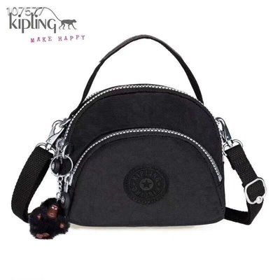 Kipling 猴子包 K13869 黑色 休閒 多用拉鍊款輕量斜背包 肩背 手提 旅遊 小款 限時優惠