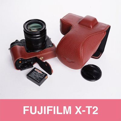 小馨小舖【TP Fujifilm X-T2 XT-3 真皮開底相機皮套】XT2 XT3