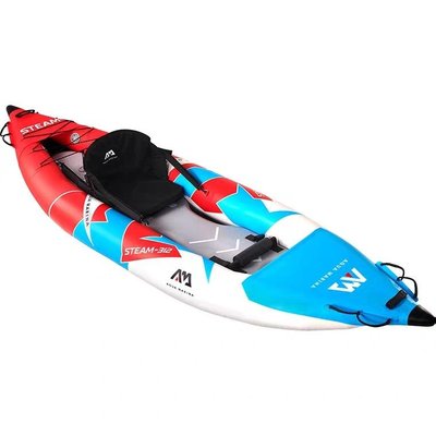 2020最新Aqua marina樂划K2充氣單人獨木舟單人獨木舟充氣舟拉絲底板超值全配含一隻槳全配10500元