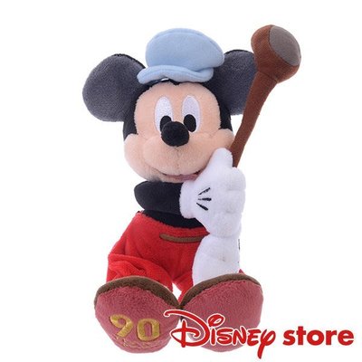 日本迪士尼 米奇 90週年布偶娃娃 Mickey Film Collection米老鼠 高爾夫 日本空運~小太陽日本精品