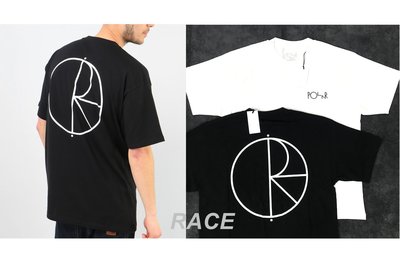 【RACE】POLAR SKATE CO. STROKE LOGO T-SHIRT T恤 短袖 基本款 瑞典 黑 白