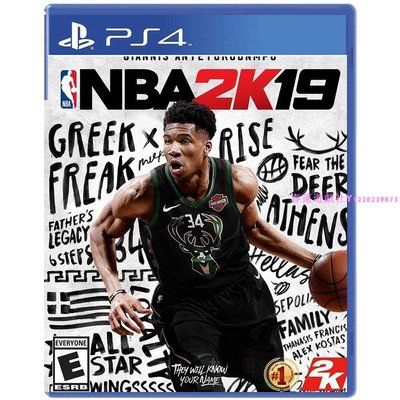 PS4正版二手游戲 NBA2K2019 NBA2K19 籃球2019 籃球19 繁體中文 現貨