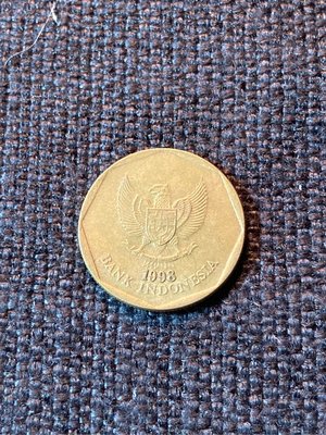 古董錢幣 INDONESIA 印尼幣 1998年 Rp100 直徑22 mm
