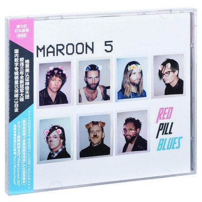 正版魔力紅 紅丸藍調 豪華版 Maroon 5 Red Pill Blues 2CD碟片(海外復刻版)