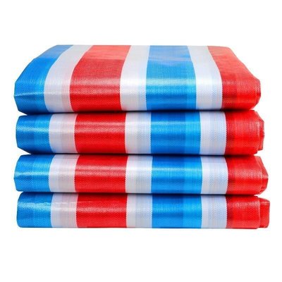 源興（YUANXING）三色彩條布防曬加厚防雨布防水布塑料布油布篷布*特價~特價#促銷 #現貨