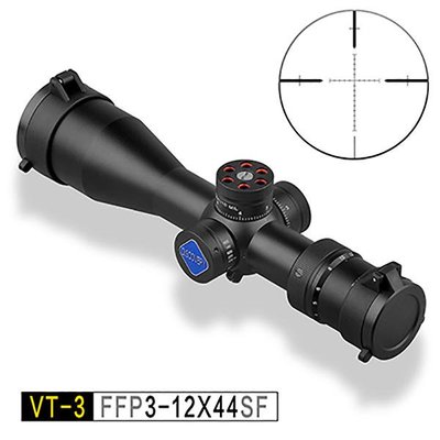 [01] DISCOVERY發現者 VT-3 3-12X44 SF 狙擊鏡(真品瞄準鏡倍鏡抗震防水防霧氮氣快瞄紅外線雷射