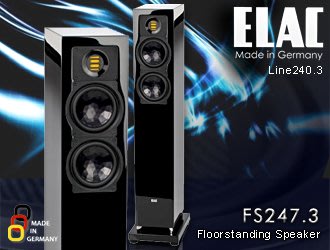 【風尚音響】ELAC FS 247.3  Line 240.3系列  落地型揚聲器