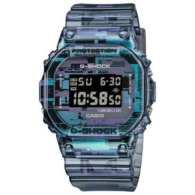 【威哥本舖】Casio台灣原廠公司貨 G-Shock DW-5600NN-1 半透明數位雜訊 經典電子錶 DW-5600