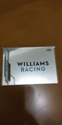 2020 topps chrome f1 Williams racing team logo