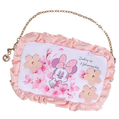 *♥:·.現貨·:*✡日本Disney迪士尼商店♥米妮 櫻花 手拿包 手機 觸控包