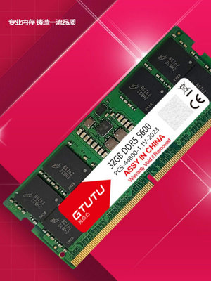 鎂光芯片全新單條DDR5 16G  32G 4800 5600筆記本5代兼容8G內存條