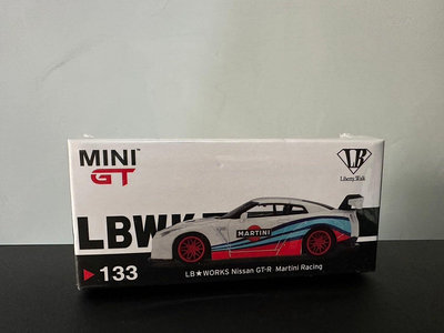 MINI GT 133 LB WORKS Nissan GT-R Martini Racing