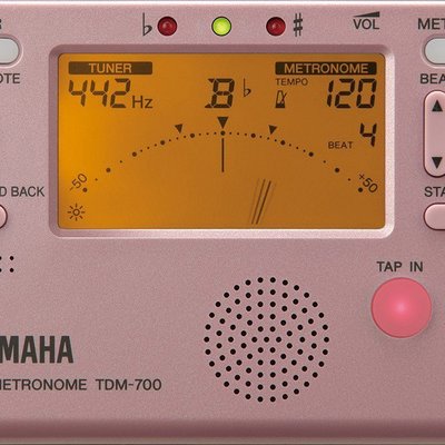 老羊樂器店】Yamaha TDM-700P Yamaha TDM-700 玫瑰金二合一調音器節拍