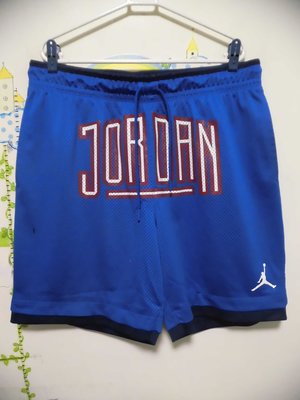 衣市藍~JORDAN 運動短褲 (XL~180/84A~藍~) (230702) (衣20)