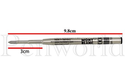【Pen筆】德國製 Mont Blanc萬寶龍 原子筆芯1入黑.藍 F/M (多件優惠255)