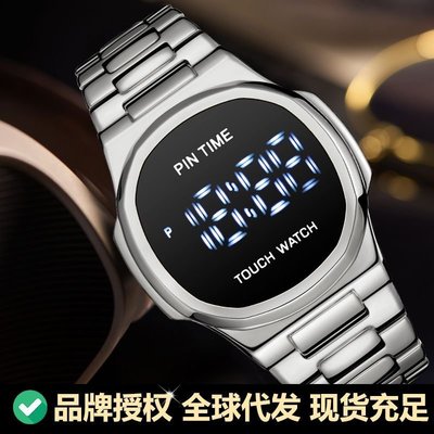 男士手錶 PINTIME/品時新款時尚男錶商務錶亞馬遜速賣通鋼帶手錶支持