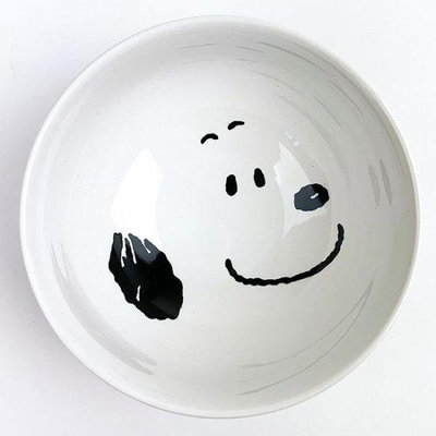 日本正品 日本製 陶瓷茶碗 史努比 Snoopy 大臉白 陶瓷碗 碗公 陶瓷碗公 卡通碗 茶碗 陶瓷餐具 餐具 4964412604507