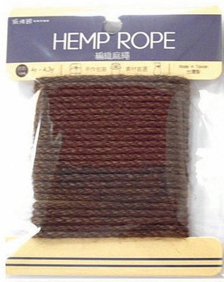 Luckshop  HR-08-3mm編織麻繩(藤木)約4~4.3碼入(適合用於卡片、佈置、裝飾、包裝時使用)