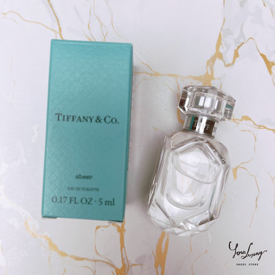 【Luxury】 現貨 Tiffany &amp; Co. Sheer 晶淬淡香水 5ml 小香 蒂芬妮 蒂芙尼 溫柔 女香