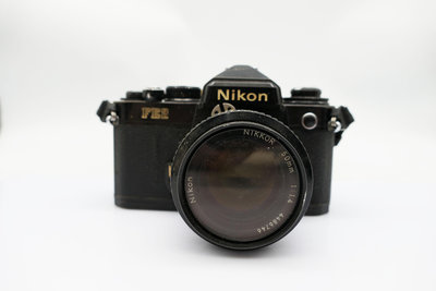 (小蔡二手挖寶網) 日本製 Nikon 尼康 FE2 單眼底片相機 未測試請斟酌下標 商品如圖 100元起標 無底價 非canon