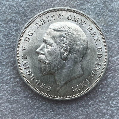 特價BU原光1935英國喬治五世馬劍銀幣