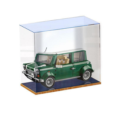 展示盒 防塵盒 收納盒 LE.GO10242 MINI Cooper汽車模型亞克力展示盒復古系迷你車