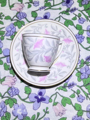 收藏級英產明頓minton粉色手繪花卉1912-1950時期