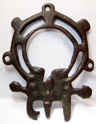 W菩多佛教文物N1-西藏7-9世紀領針天鐵