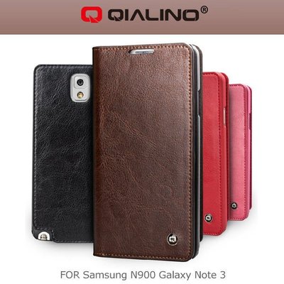 --庫米--QIALINO 洽利 SAMSUNG NOTE 3 N900 經典系列真皮皮套 保護套 保護殼