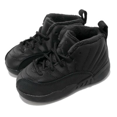 CodE= NIKE AIR JORDAN 12 RETRO WNTR TD 籃球學步鞋(黑)BQ6853-001