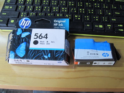 HP 564XL原廠墨水匣 黑色2個賣399元 有1個沒外包裝盒