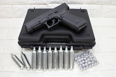 [01] UMAREX G17 GEN5 T4E 鎮暴槍 11mm CO2槍 + CO2小鋼瓶 + 鋁彈 ( 防身震撼槍