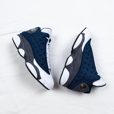 Air Jordan 13 Retro Flint Grey 白藍 海軍藍 籃球鞋 男鞋414571-404【ADIDAS x NIKE】