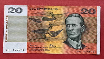 澳大利亞1985年2 8品 尾號70505 外國錢幣 紙幣【奇摩收藏】