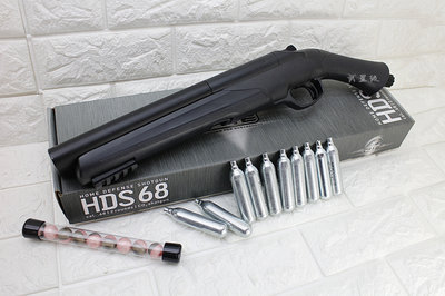 台南 武星級 Umarex T4E HDS68 防身 鎮暴槍 CO2槍 + CO2小鋼瓶 + 辣椒彈( 17MM辣椒彈