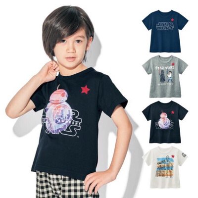 Co媽日本精品代購 預購 日本 迪士尼 STAR WEARS 口碑好品質 小朋友 純棉T恤