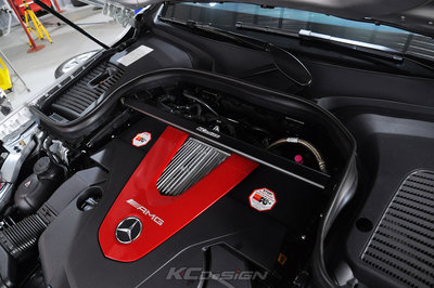 【童夢國際】 M-Benz GLC-Class (X253/C253) 不鏽鋼 引擎室拉桿 前上拉桿 KCDesign