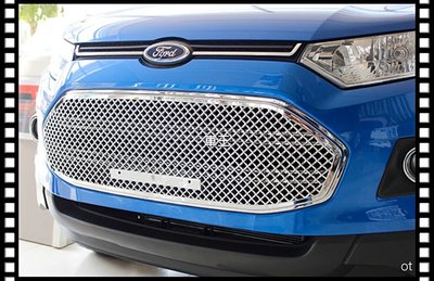 【車王汽車精品百貨】Ford 福特 Ecosport 水箱罩 水箱護罩 中網框