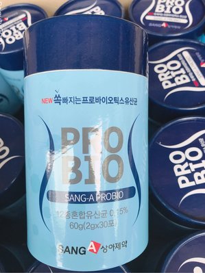 防偽標籤✅現貨 韓國 SANG-A ProBio 益生菌 藍色加強版 (30入) 60g 新包裝 乳酸菌 SANG A