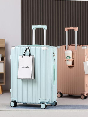 行李箱雙層拉鏈箱大容量拉桿箱防爆拉鏈行李箱女ins住宿