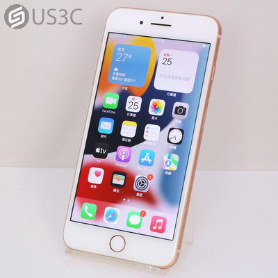 【US3C-高雄店】【一元起標】台灣公司貨 Apple iPhone 8 Plus 256G 金色 5.5吋 Touch ID 指紋辨識 蘋果手機 空機