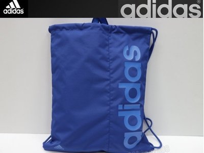 (布丁體育)adidas 愛迪達 束口休閒袋(藍/淺藍)束口包,束口袋,運動包,雙肩包,後背 另賣 斯伯丁 molten