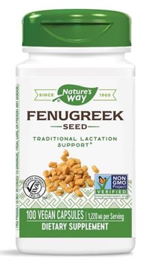 Nature's Way,葫蘆巴籽(Fenugreek Seed),610 mg 100粒素食,非基改＊百合麻雀＊