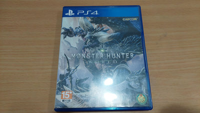 (兩片免運費)中古 PS4 魔物獵人 世界 中文版 直購價285